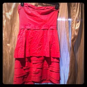 Strapless BCBG Maxazria Poplin style Dress